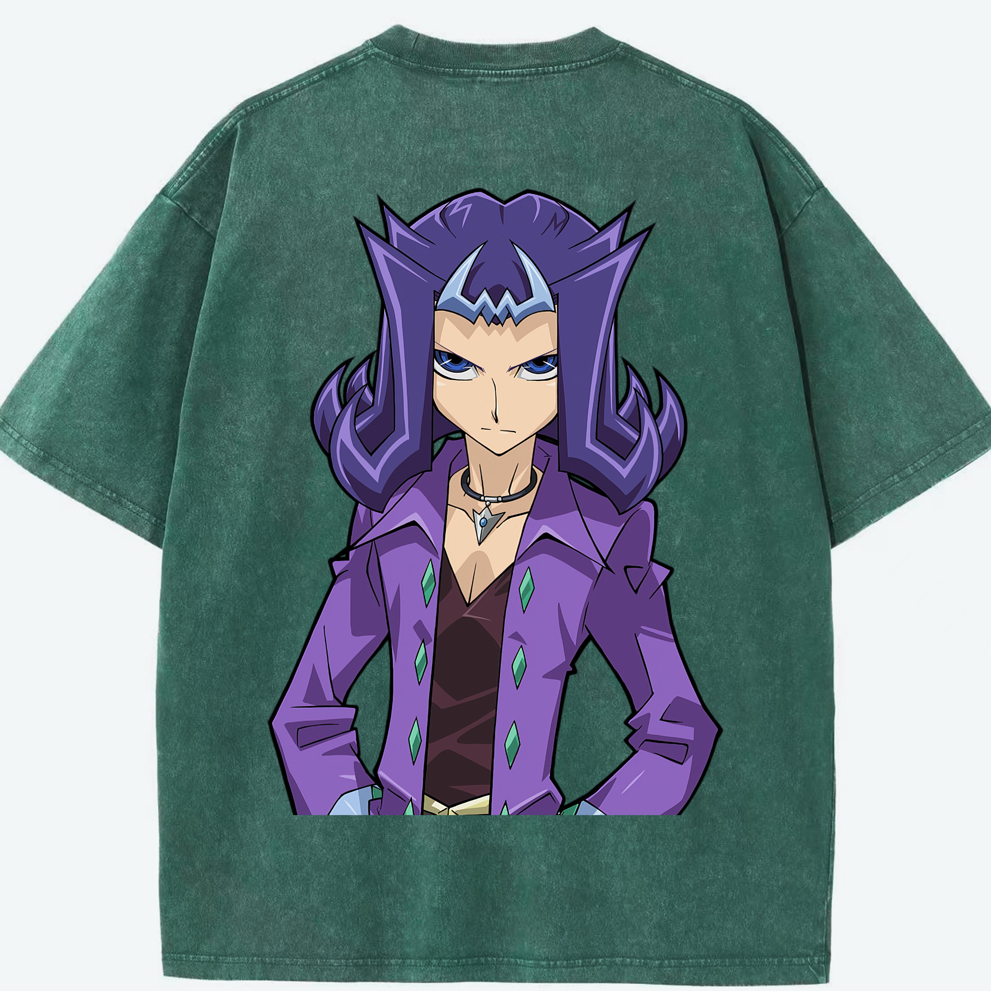 （画像用） 遊☆戯☆王 Yu-Gi-Oh! 綿100% ヴィンテージ風 半袖Tシャツ（背面プリント）